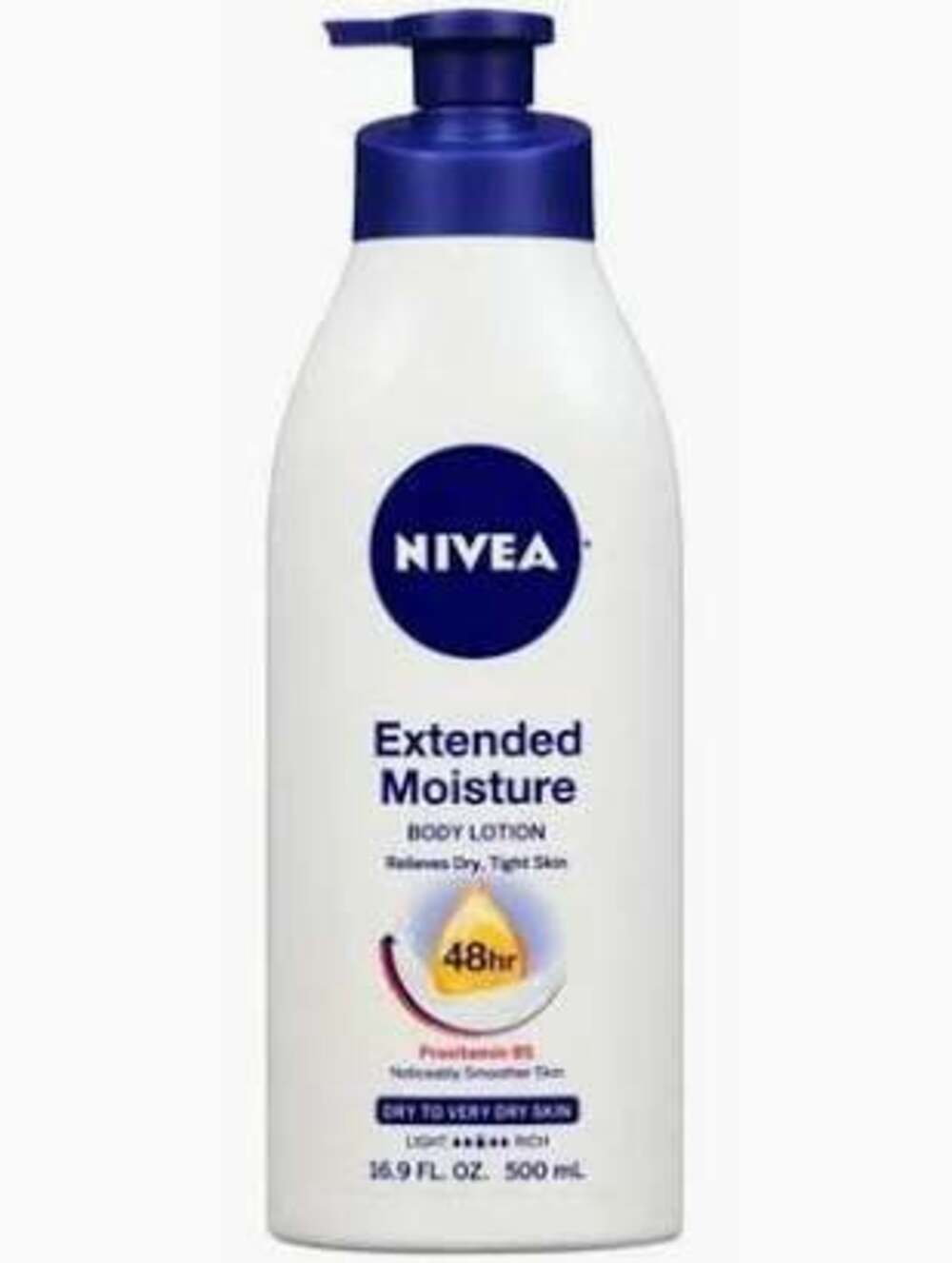 NEW NIVEA Extended Moisture Body Lotion  16.9 Fl Oz